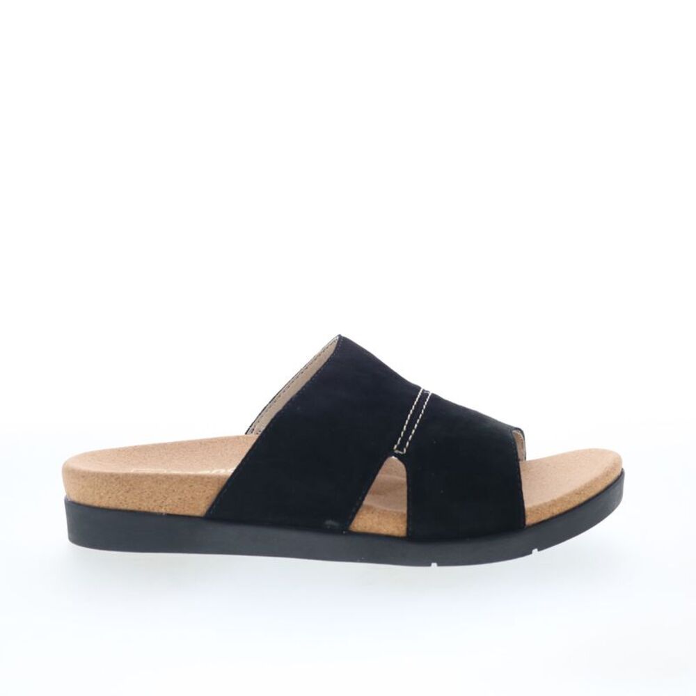 Spenco Womens Sunrise Slide Black Shoes (NWT)